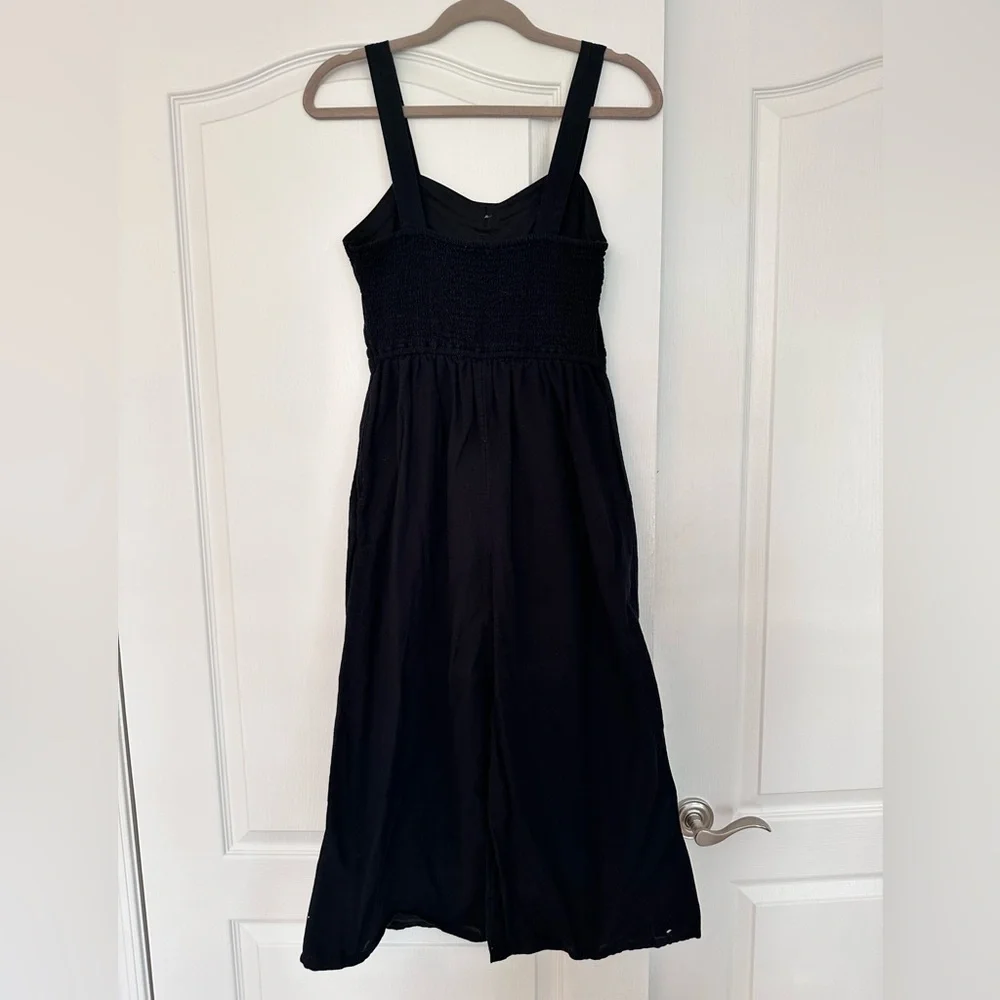 American Eagle Black Flare Jumpsuit Size XS - Picture 3 of 4